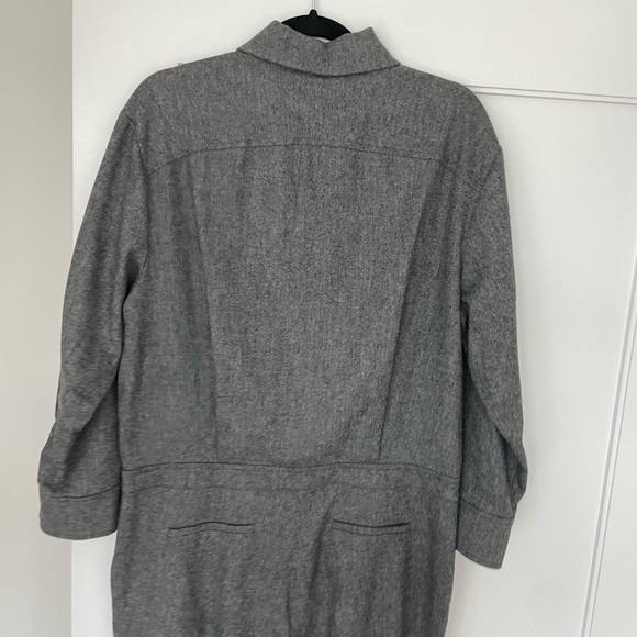 ❌SOLD❌Ba&Sh Chani Utility Long Sleeve Jumpsuit in Anthracite Grey - Picture 12 of 13